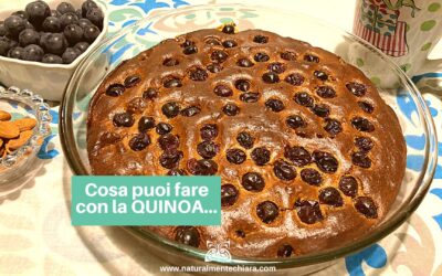 Torta Bertolina alla Quinoa e Uva Fragola