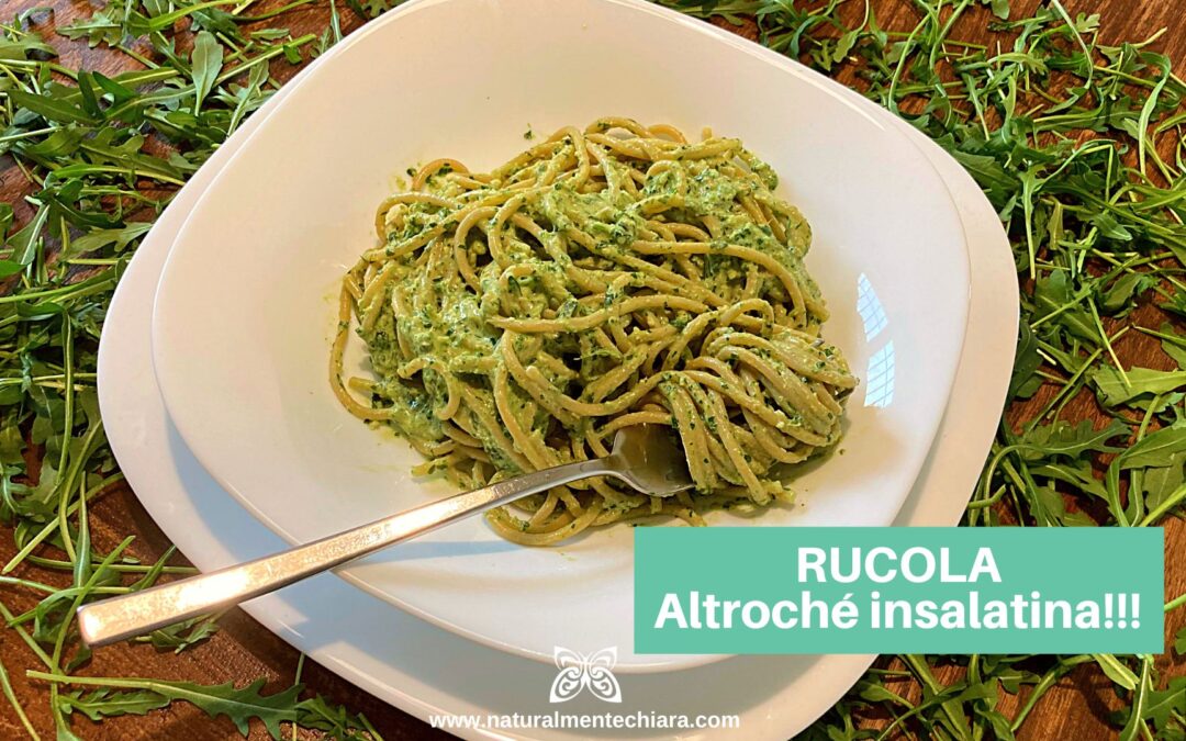 Spaghetti Integrali al Pesto Saporito di Rucola