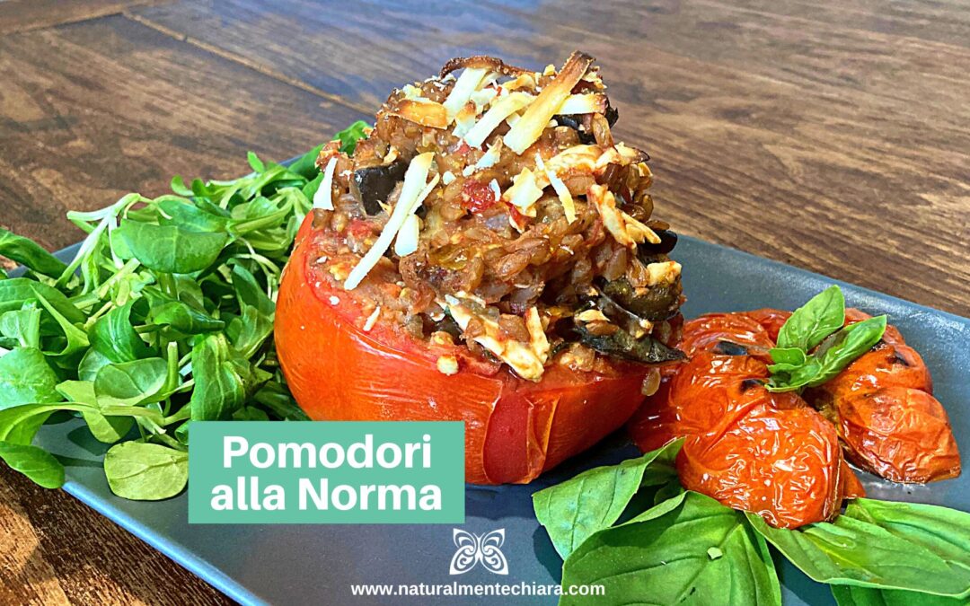 Pomodori ripieni alla Norma
