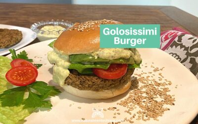 Burger di Funghi e Lenticchie con Salsa Tartara